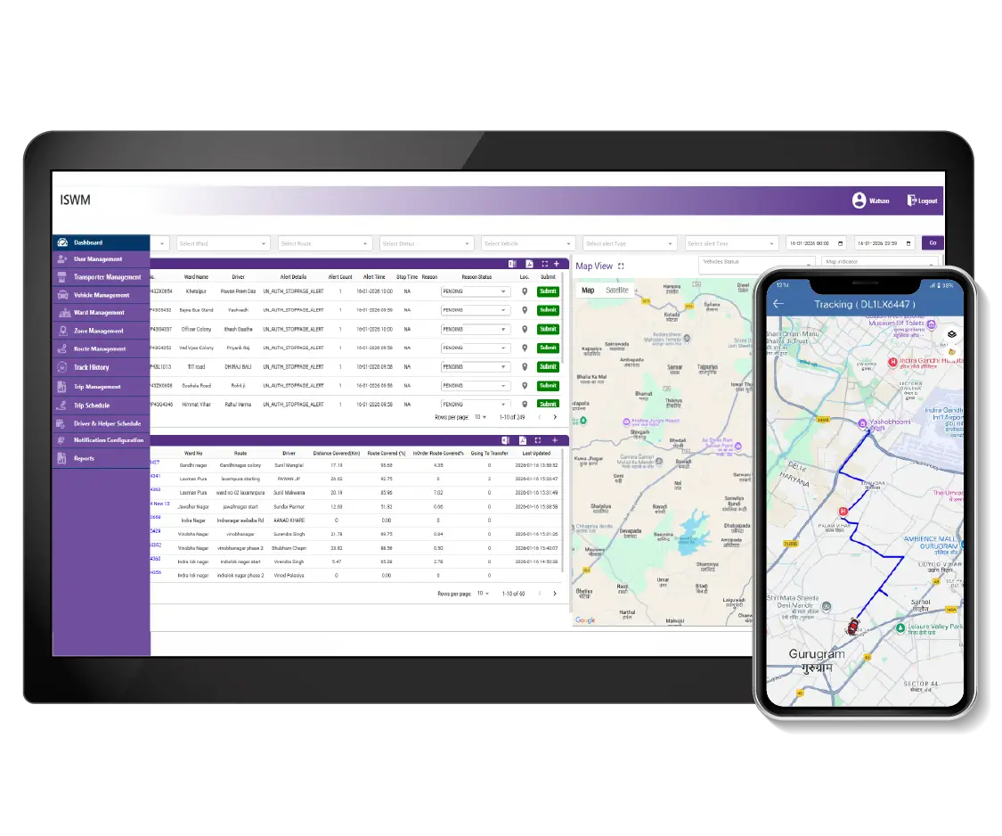fleet tracking dashboard ais 140 img